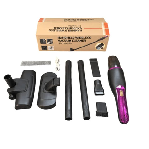 Handheld Vacuum Cleaner (Black & Purple)