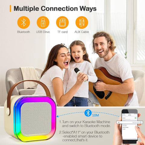 Portable Bluetooth Speaker with Microphones