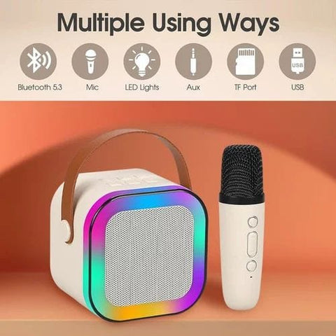 Portable Bluetooth Speaker with Microphones