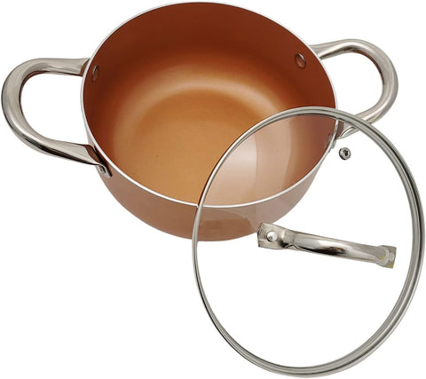 Nonstick Copper Ceramic Dutch Oven